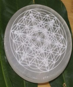 Engraved Selenite Plate