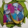 Colorful Agate Orgonite Square Coasters 1