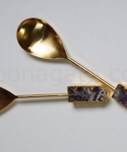 Wholesale Amethyst Salad Server Set of 2
