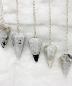 Rainbow Moonstone Gemstone Pendulum