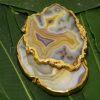 yellow Agate Slice Wholesale