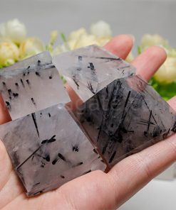 Wholesale Tourmanilated Quartz Small Gemstone Pyramids