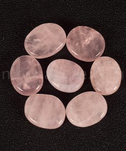 Wholesale Rose Quartz Flat Palm Stones