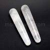 Clear Quartz Cr Smooth Massage Wands