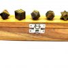 WholesaleTiger Eye Geometry 7 Pieces Set in Wooden Box, Platonic Set