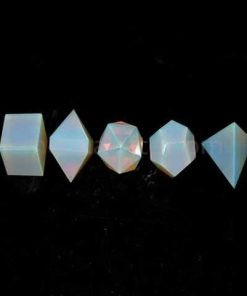 Wholesale Opalite Geometry 5 Pieces Set ,Platonic Set