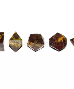 Wholesale Tiger Eye Geometry 5 Pieces Set ,Platonic Set