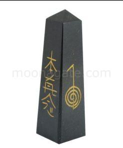 Wholesale Black Obsidian Quartz Reiki Engraved Obelisk Tower