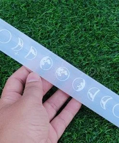 Wholesale Moon Phase Engraved Selenite Wands