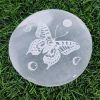 Selenite Round Disc for crystal Charging