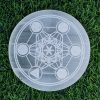 Selenite Engraved Charging Plate wholesale