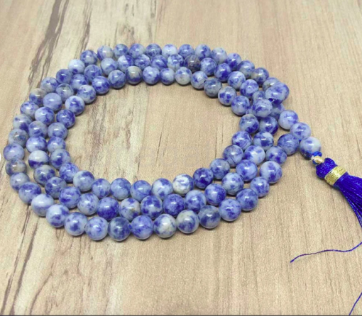 Wholesale Natural Sodalite Gemstone Beads Prayer Mala (108 Beads)