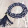 Wholesale Natural Black Obsidian Gemstone Beads Prayer Mala (108 Beads)