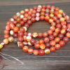 Wholesale Natural Red Sulemani Agate 8MM Gemstone Beads Prayer Mala ( 108 Beads )