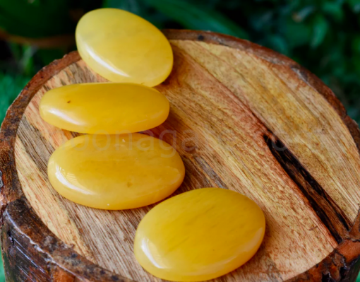 Yellow Aventurine Palm Stones