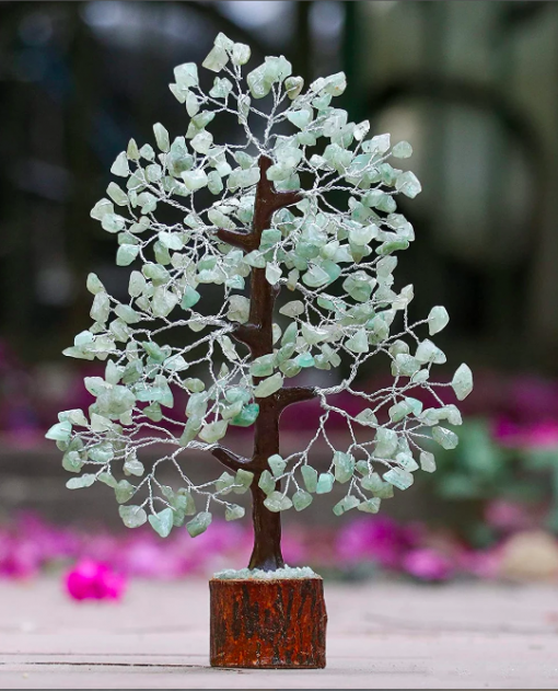 Agate Stone Amazonite Chips Mineral Tree For Home Decoration