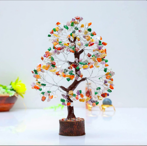 Mineral Tree For Home Decoration with Multi Crystals