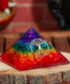 Wholesale Seven Chakra Tree of Life Orgonite Energy Pyramids