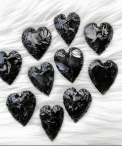 Wholesale Black Obsidian Heart Shape