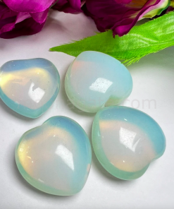 Wholesale Opalite Puffy Hearts