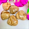 Wholesale Picture Jasper Puffy Hearts