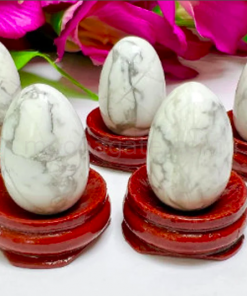 Wholesale White Howlite Yoni Eggs