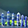 Wholesale Natural Crystal Lapis Lazuli Obelisk Point Towers ( 8 Faceted )