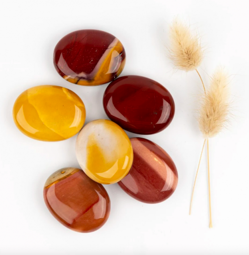 Wholesale Natural Stone Mookaite Jasper Palm Stones