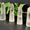 Wholesale Natural Crystal Clear Quartz Obelisk Point Towers ( 8 Faceted )