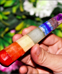 Wholesale Seven Chakra Bonded Faceted Massage Wands