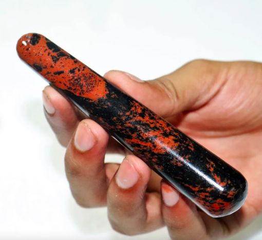 Wholesale Natural Crystal Mahogany Obsidian Smooth Yoni Massage Wands