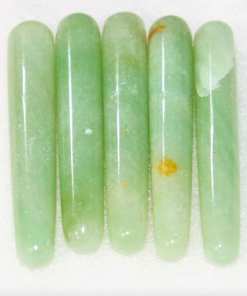 Wholesale Natural Crystal Green Aventurine Smooth Yoni Massage Wands