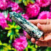 Wholesale Natural Moss Agate Obelisk Tower