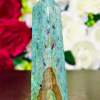 Wholesale Natural Crystal Stone Ruby Fuschite Obelisk Tower