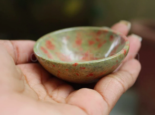 Wholesale Natural Unakite Gemstone Bowl