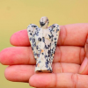 Wholesale Crystal Dalmatian Jasper Gemstone Angel