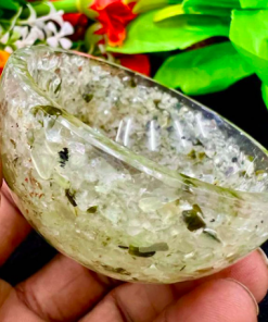 Wholesale Handmade Rainbow Moonstone Orgonite Energy Bowl