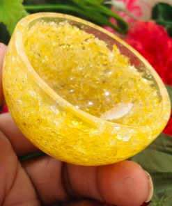 Wholesale Handmade Yellow Jasper Orgonite Energy Bowl