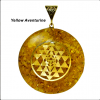 Yellow Aventurine Vasushastra Orgonite Pendent