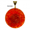 Carnelian Orgonite Energy Pendent