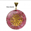 Rose Quartz Vastushashtra Orgonite Energy Pendent