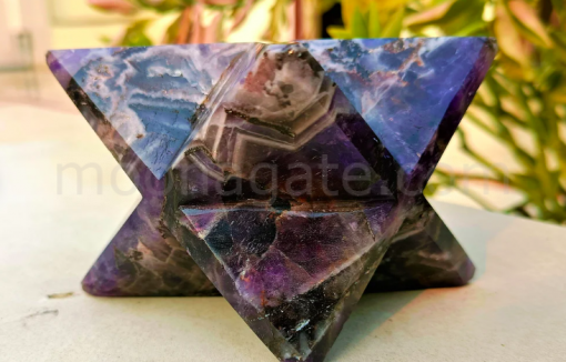 Wholesale Chevron Amethyst Crystal Merkaba Stars