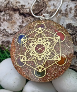 Seven Chakra Metatron Chakra Orgonite Energy Pendent