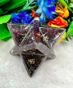 Wholesale Red Garnet Orgonite Merkaba Star