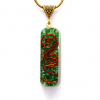 Copper Coil Green Aventurine Orgonite Energy Pendent Necklace