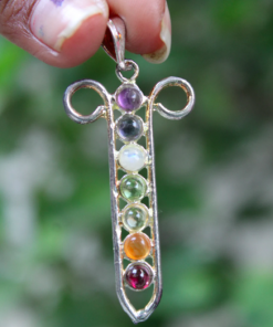 Kundalini Seven Chakra Metal Pendant For Healing