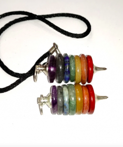 Wholesale Seven Chakra Button Pendulum