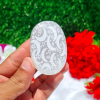 Wholesale Selenite Moons & Stars Engraved Palm Stone