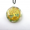 Green Aventurine Tree of Life Orgonite Energy Pendent Necklace