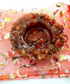Wholesale Red Carnelian Orgonite Energy Candle Holder
